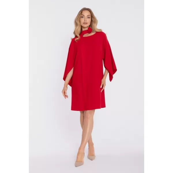  Dámske šaty MOE M908 RED 