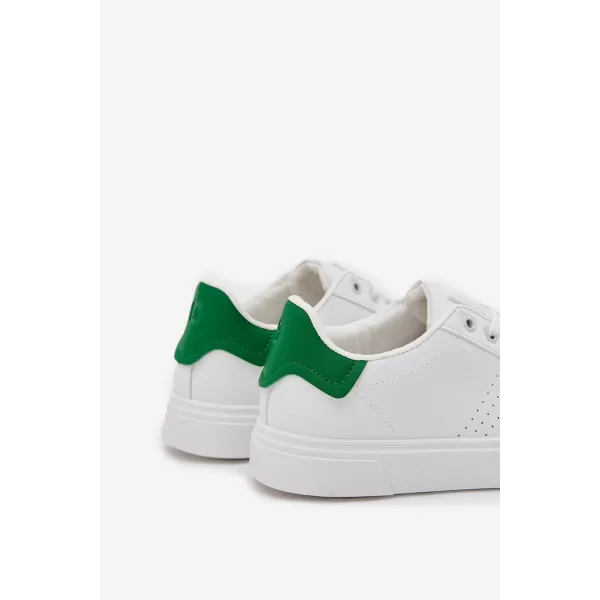  Pánske topánky BIG STAR OO174116 WHITE/GREEN Big Star Shoes 