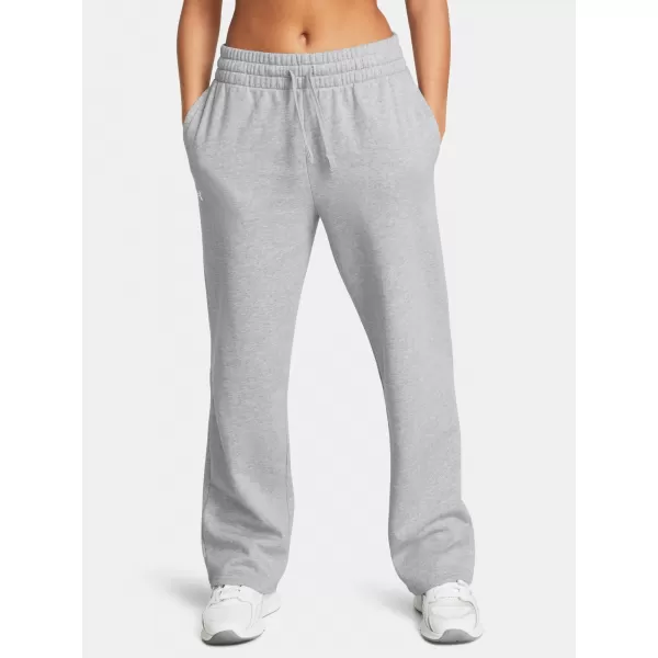  Dámske športové nohavice UNDER ARMOUR UA RIVAL FLC STRAIGHT PANT 1381847-011 ŠEDÁ 