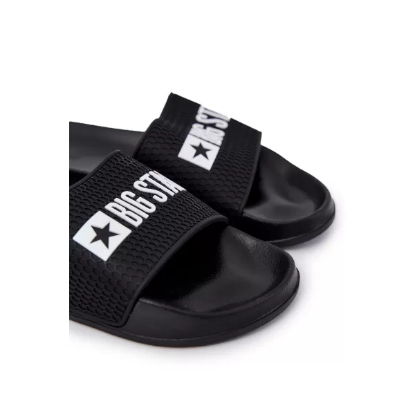  Pánske šľapky BIG STAR JJ174505 BLACK Big Star Shoes 