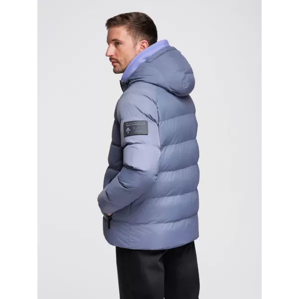  Pánska bunda OMBRE OM-JAHP-0302 ZHASNUTÁ FIALOVÁ 