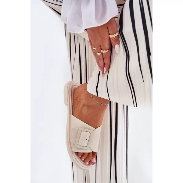  Dámske šľapky D&A SJ2302-01 BEIGE 