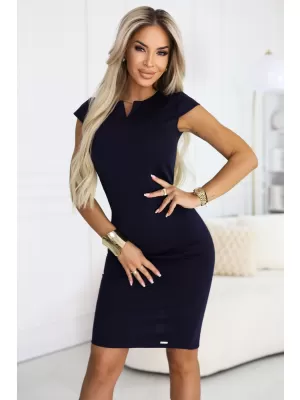 Šaty NUMOCO 608-2 TMAVO MODRÁ