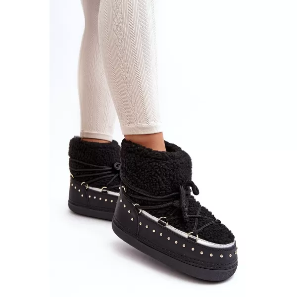  Dámske snehule BOTO ROHES 28131 BLACK 