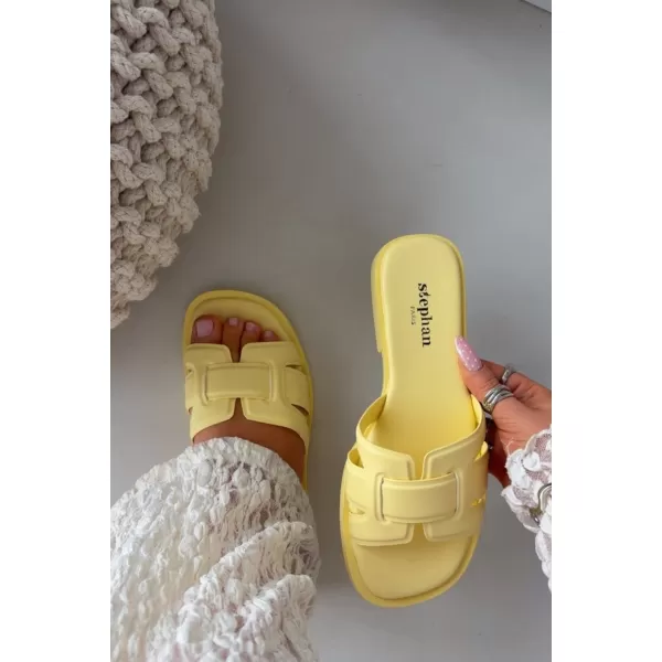  Dámske šľapky BOTO LORANIA 41239 YELLOW 