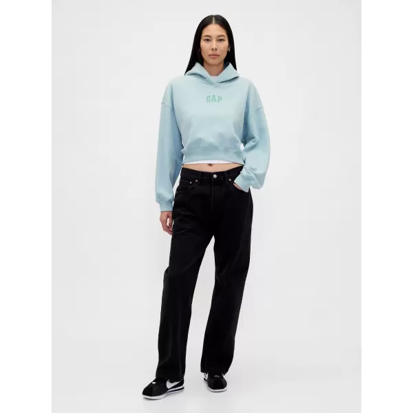  Dámska mikina GAP LOGO CROPPED HOODIE PULLOVER 841725-20 LIGHT AUTUMN 