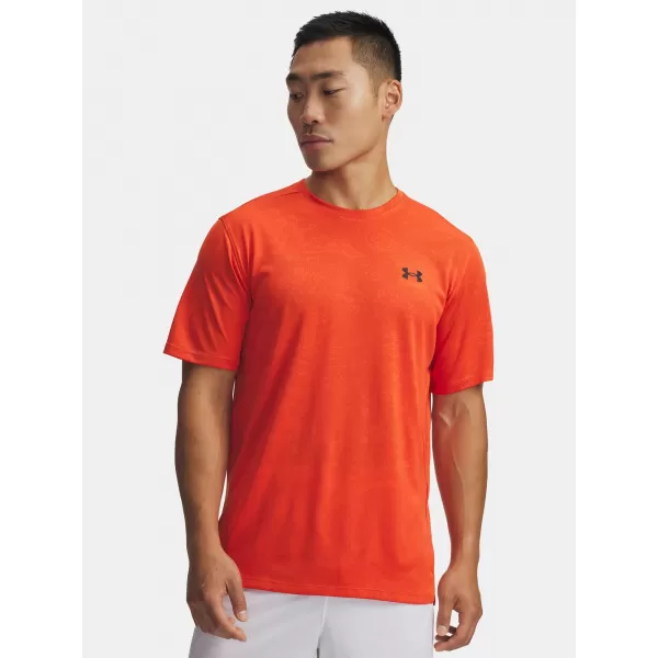  Pánske tričko UNDER ARMOUR UA TECH VENT JACQUARD SS 1377052-844 ORANŽOVÁ 