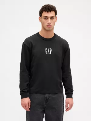 Pánske tričko GAP LONGSLEEVE TEE 838354-00 MOONLESS NIGHT