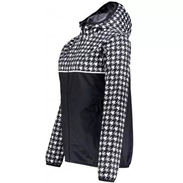  Dámska softshellová bunda premium ALTISPORT VOJ/ALW048JACK01 ČIERNOBIELA 