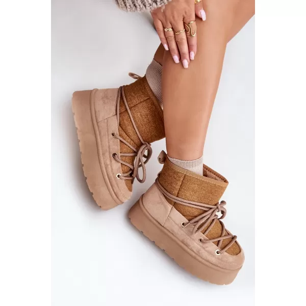  Dámske snehule BOTO MAVORA 34284 KHAKI 