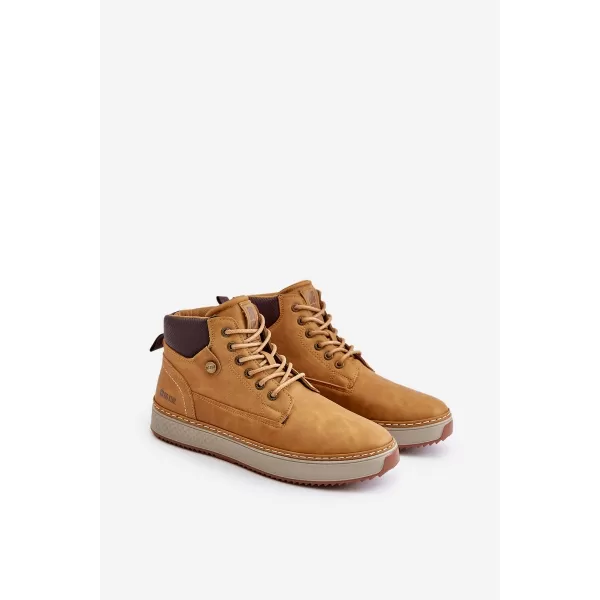  Pánske topánky BIG STAR OO174561 BROWN/BEIGE Big Star Shoes 