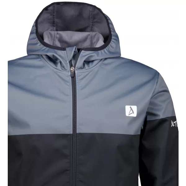  Pánska softshellová bunda premium ALTISPORT VOJ/ALM051JACK01 ŠEDOČIERNA 