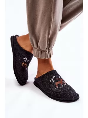 Dámske šľapky BIG STAR KK276018 BLACK/BEIGE Big Star Shoes