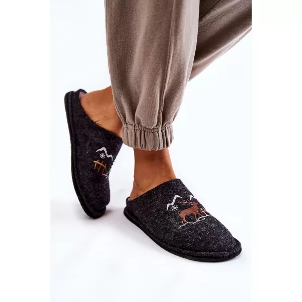 Dámske šľapky BIG STAR KK276018 BLACK/BEIGE Big Star Shoes 