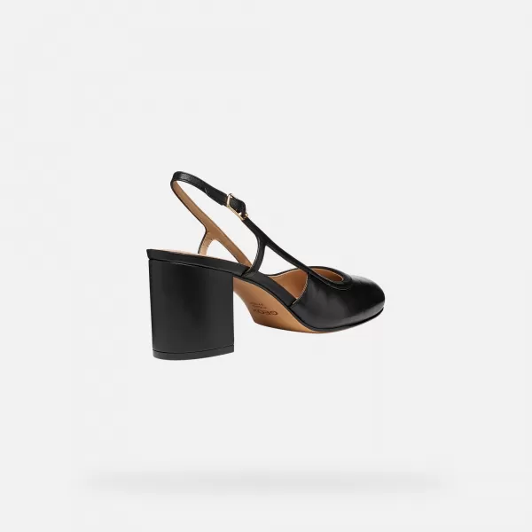 Dámske lodičky GEOX VIRNILISA 65 G013227 ČIERNA 