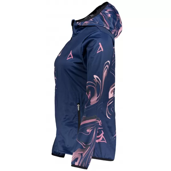  Dámska softshellová bunda premium ALTISPORT VOJ/ALW064JACK01 MODRORUŽOVÁ 