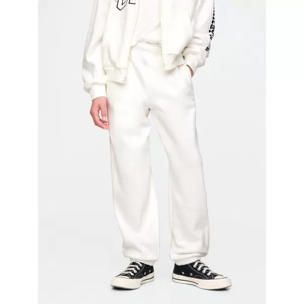  Detské tepláky GAP LOGO SWEATPANTS 741404-04 NEW OFF WHITE 