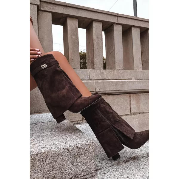  Dámske čižmy BOTO LUVIELLE 40201 BROWN 