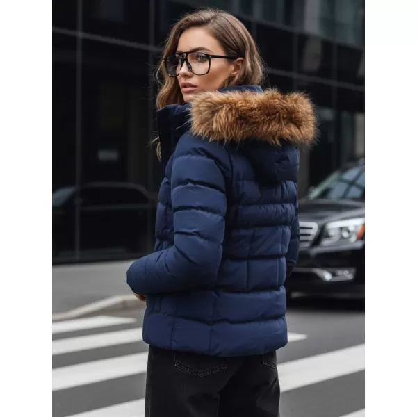  Dámska bunda DSTREET TY4039 MODRÁ 