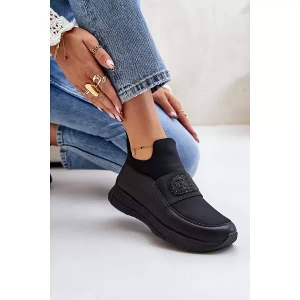  Dámske topánky na platforme ARTIKER 55C0035 BLACK 