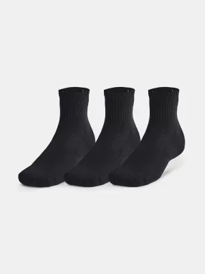 Ponožky UNDER ARMOUR UNISEX UA TC QTR (3 PÁRY) 1386372-001 ČIERNA