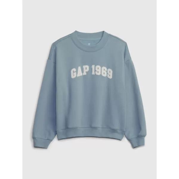  Detská mikina GAP LOGO SWEATSHIRT 826982-00 NEW ENGLAND SKY 