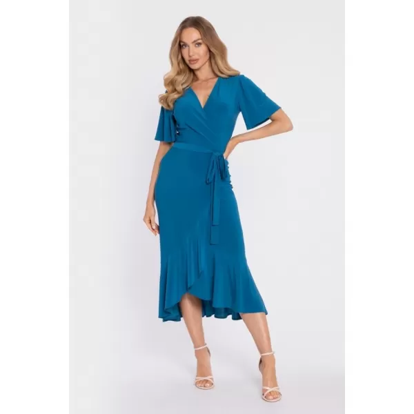  Dámske šaty MOE M912 OCEAN BLUE 