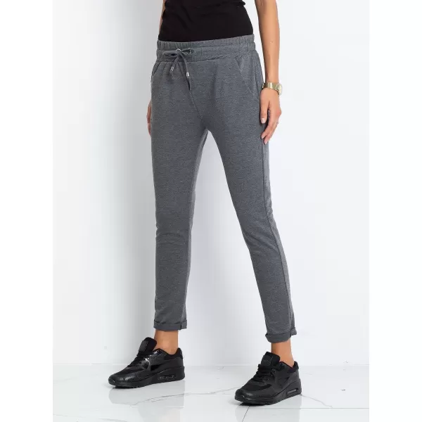  Dámske tepláky BASIC FEEL GOOD RV-DR-3698.09X DARK GREY 