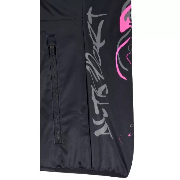  Dámska softshellová bunda premium ALTISPORT VOJ/ALW064JACK01 ČIERNORUŽOVÁ 