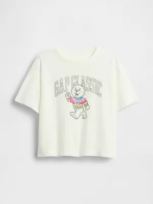 Detské tričko GAP LOGO TEE 845105-00 NEW OFF WHITE