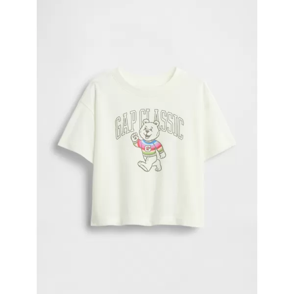  Detské tričko GAP LOGO TEE 845105-00 NEW OFF WHITE 