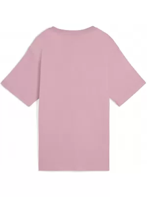 Dámske tričko PUMA ESS NO. 1 LOGO RELAXED TEE 684970-65 PRIPRAVENÁ RUŽOVÁ