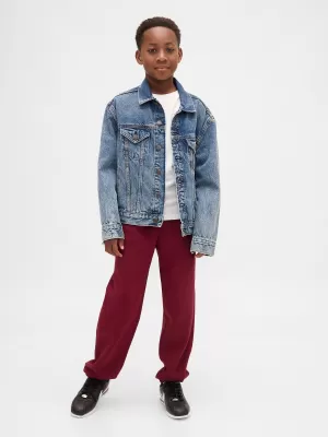 Detské tepláky GAP LOGO SWEATPANTS 838443-00 RED DELICIOUS