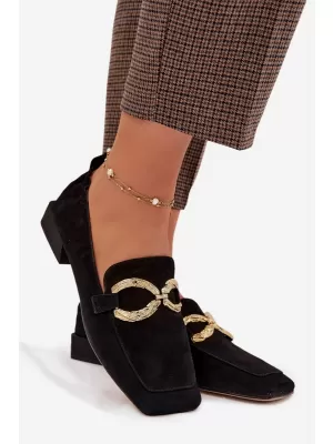 Dámske mokasíny D&A CR61-3115 BLACK