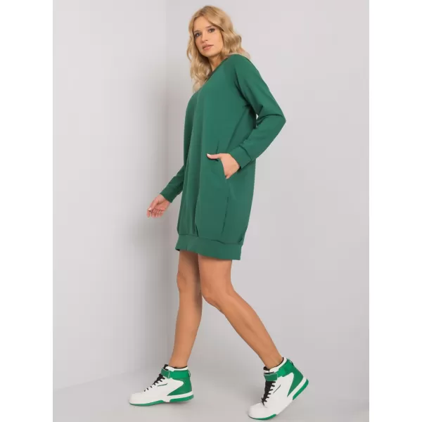  Dámske šaty BASIC FEEL GOOD RV-TU-5184.93P DARK GREEN 