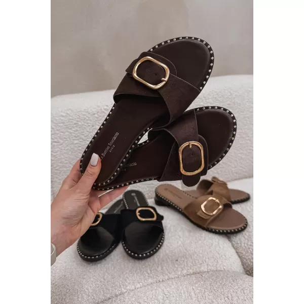  Dámske šľapky BOTO SELIVELLE 41578 BROWN 
