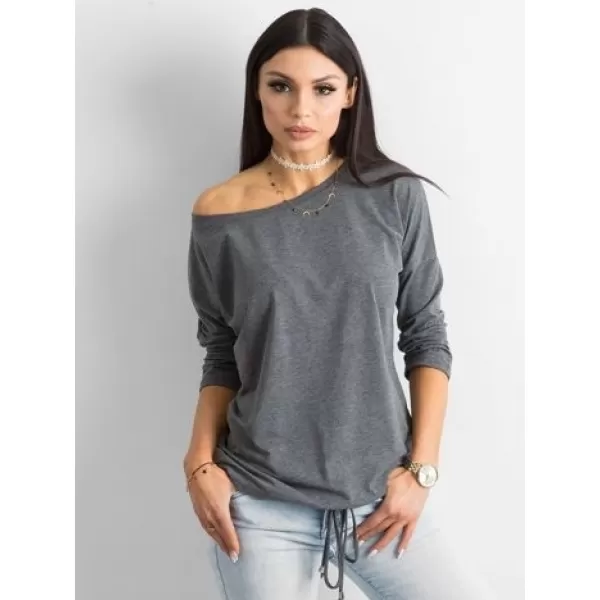  Dámska blúzka BASIC FEEL GOOD RV-BZ-4691.36P DARK GREY 