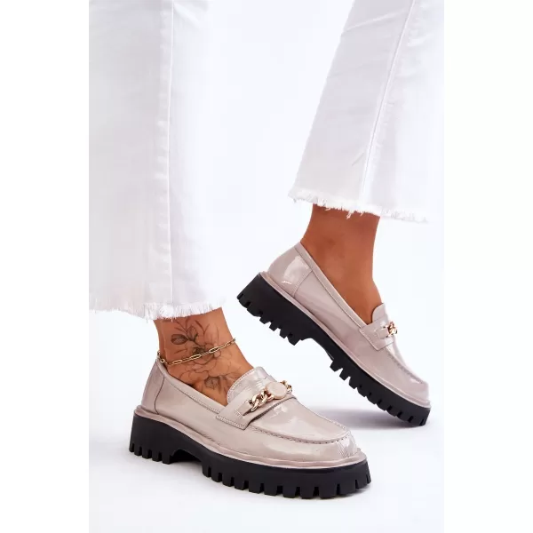  Dámske mokasíny S.BARSKI Ronin LIGHT GREY 