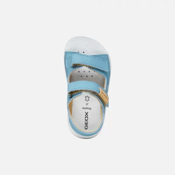  Chlapčenské sandále GEOX SANDAL LIGHTFLOPPY B455SB00032C4016 MODRÁ 