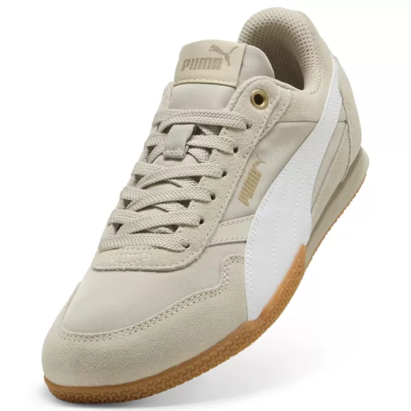  Dámske topánky PUMA BELLA DONNA NYLON 403554-05 DESERT DUST/ PÚŠTNY PRACH/PUMA BIELA/ZLATÁ 