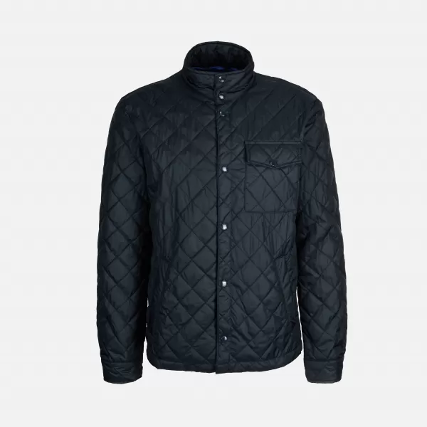  Pánska bunda GEOX BARBERIGO G014357 TMAVO MODRÁ 