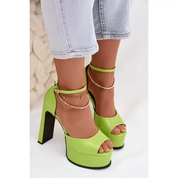  Dámske sandále BOTO HORVIA 41550 LIGHT GREEN 