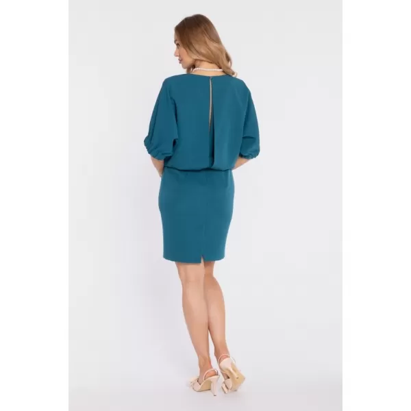  Dámske šaty MOE M904 OCEAN BLUE 