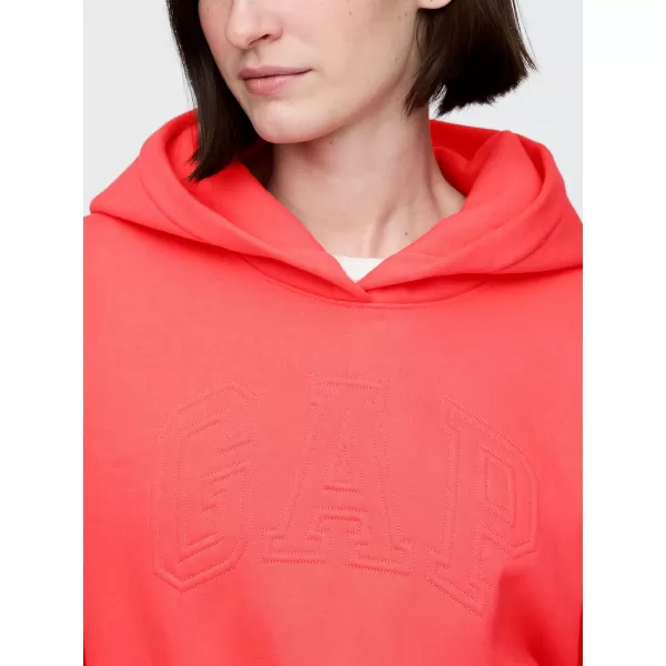  Dámska mikina GAP LOGO PULLOVER HOODIE 746918-03 FRESH CORAL 