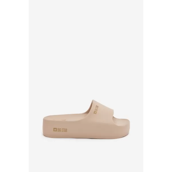  Dámske šľapky BIG STAR SS274722 BEIGE Big Star Shoes 