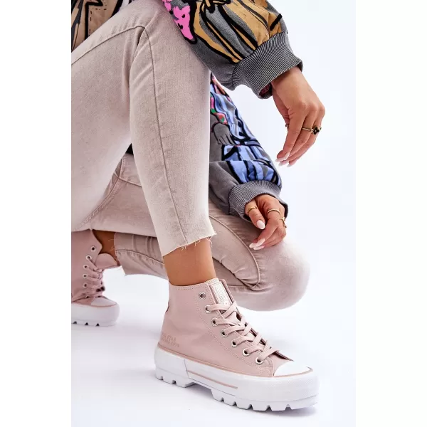  Dámske tenisky BIG STAR LL274157 NUDE Big Star Shoes 