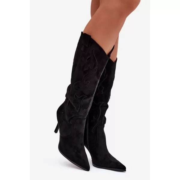  Dámske čižmy BOTO BELONIA 40917 BLACK 