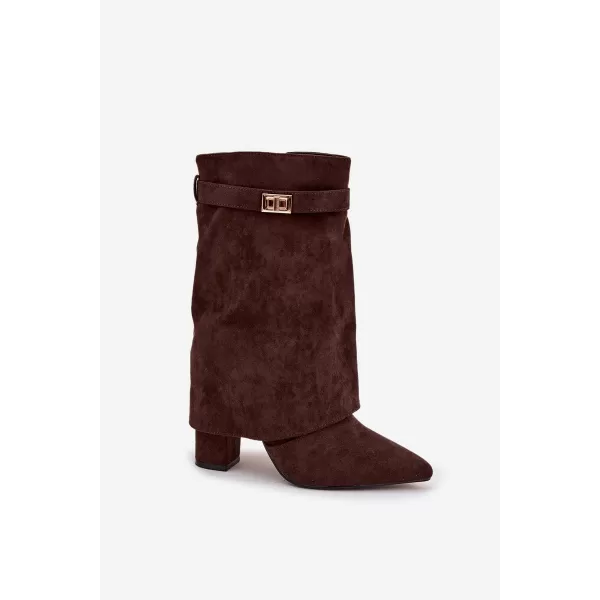 Dámske čižmy BOTO LUVIELLE 40201 BROWN 