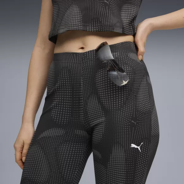  Dámske nohavice PUMA DARE TO FLARED PANTS 632147-01 PUMA ČIERNA 
