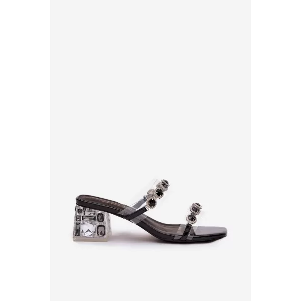  Dámske šľapky D&A MR1037-02 BLACK 